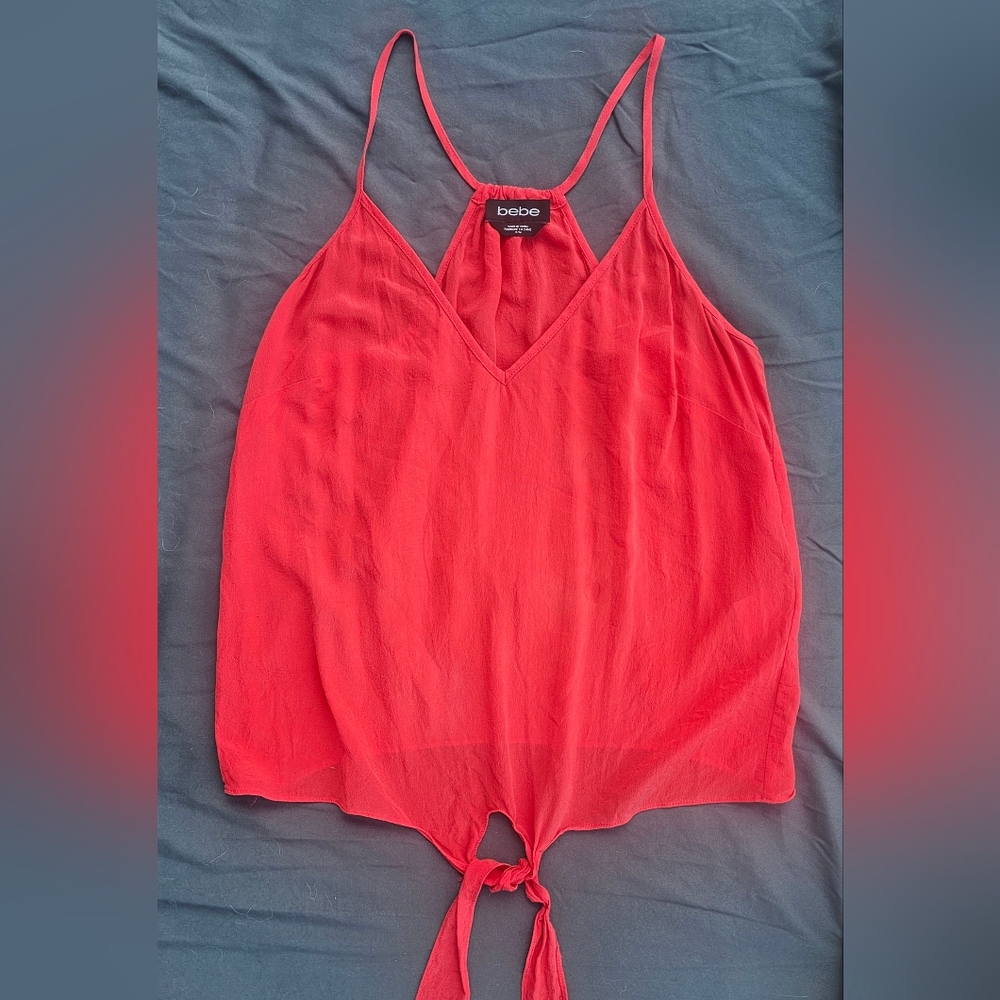 Bebe mulberry silk top